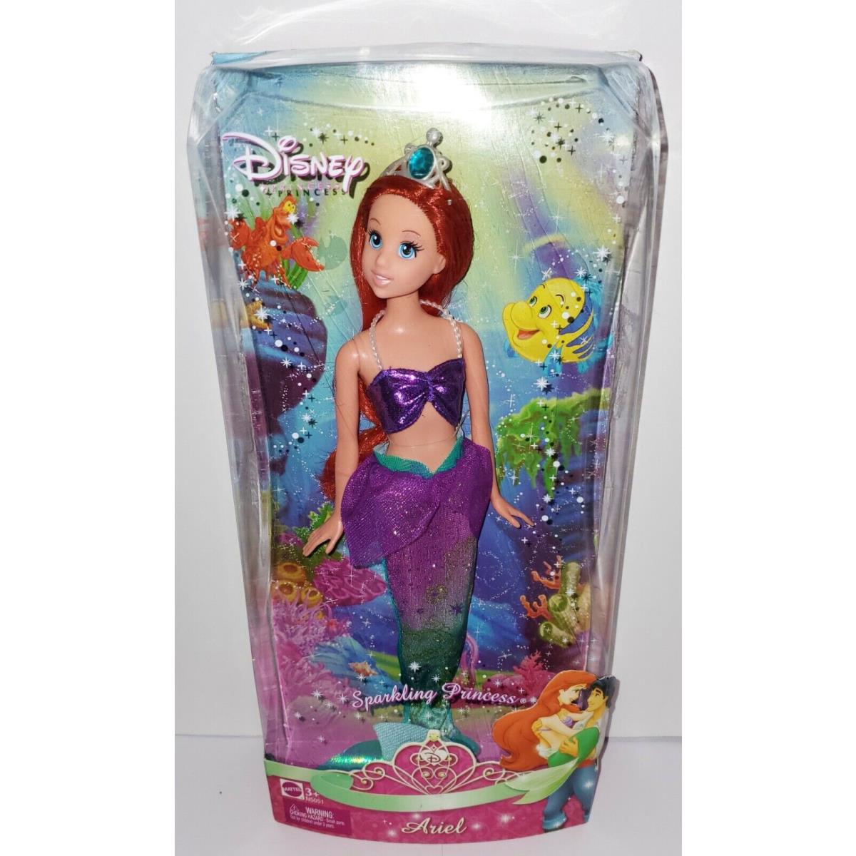 Disney Sparkling Princess Doll Fashion Play Set Ariel Little Mermaid 2008