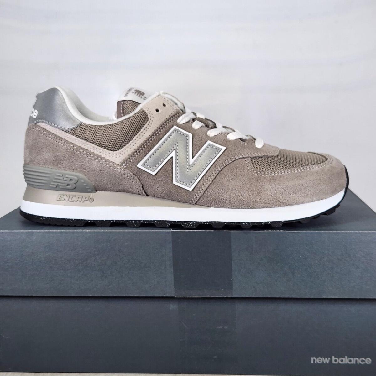 Size 9 - New Balance 574 Core - Grey / White - Womens - WL574EVG