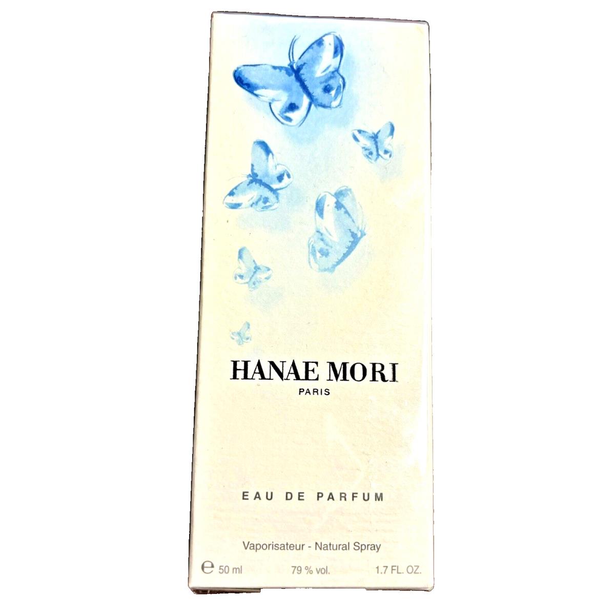 Hanae Mori Blue Butterfly 1.7oz Women`s Eau De Perfume