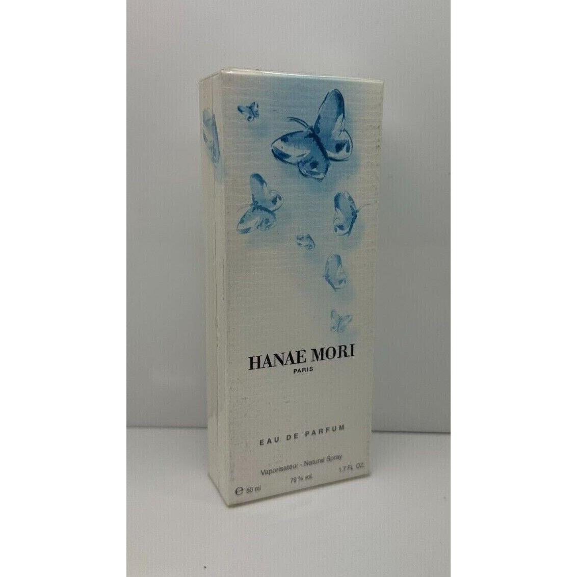 Hanae Mori Paris 1.7 oz 50ml Edt Blue Butterfly Eau de Parfum Spray Women
