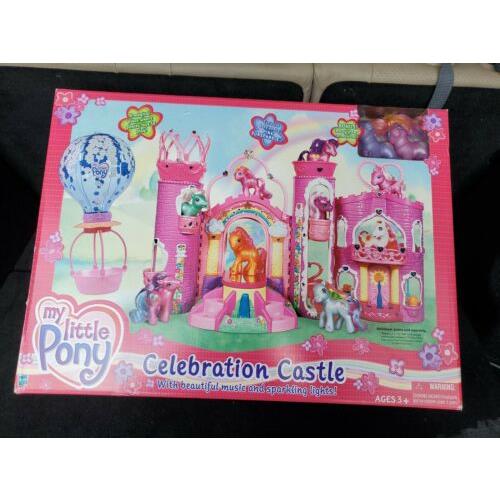 My Little Pony Celebration Castle Music Light Sound House Toy Mlp 2002 Seale