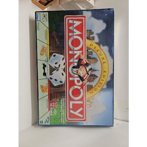 Monopoly Deluxe Edition Vintage 1998 Hasbro Parker Brothers Board Game b