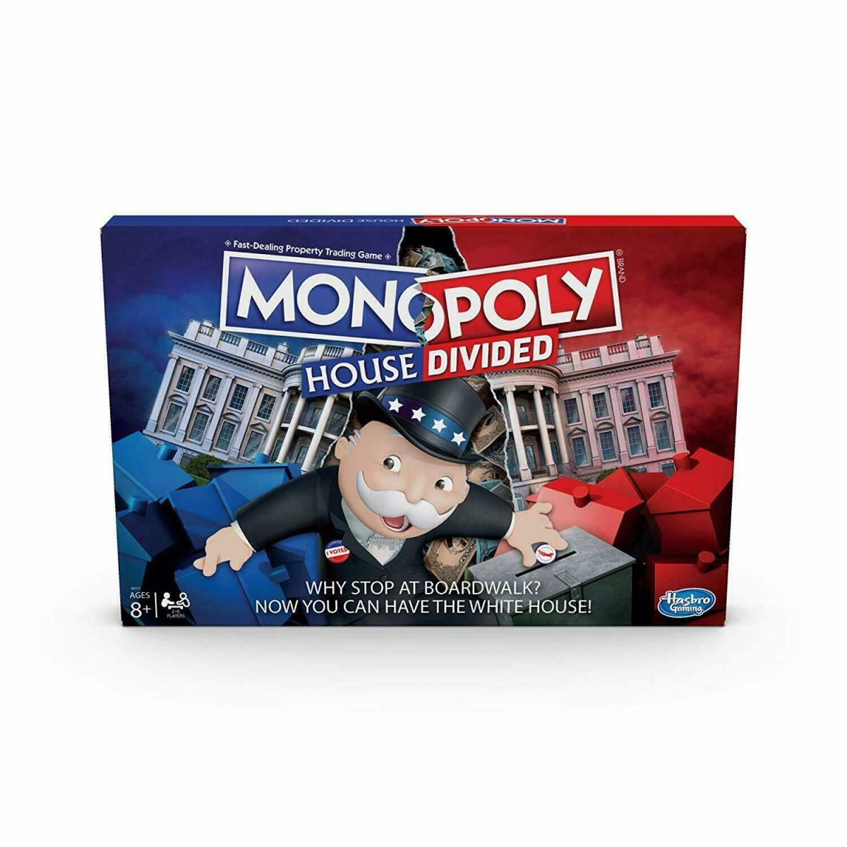 Monopoly House Divided Board Game: Elections and White House Themed Game