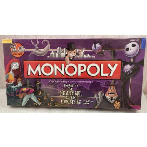 The Nightmare Before Christmas Monopoly Game