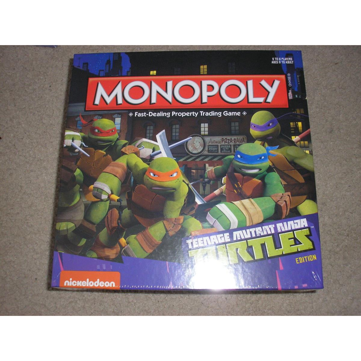 Nickelodeon Teenage Mutant Ninja Turtles Monopoly Game Hasbro