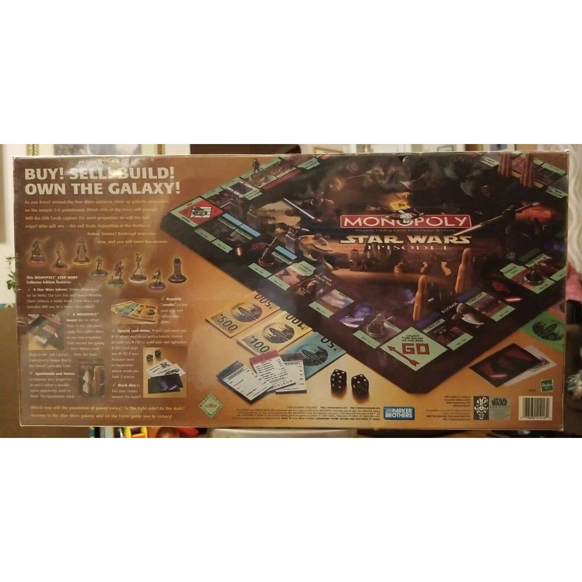 Star Wars Episode 1 Monopoly Collector Edition 3-D Gameboard