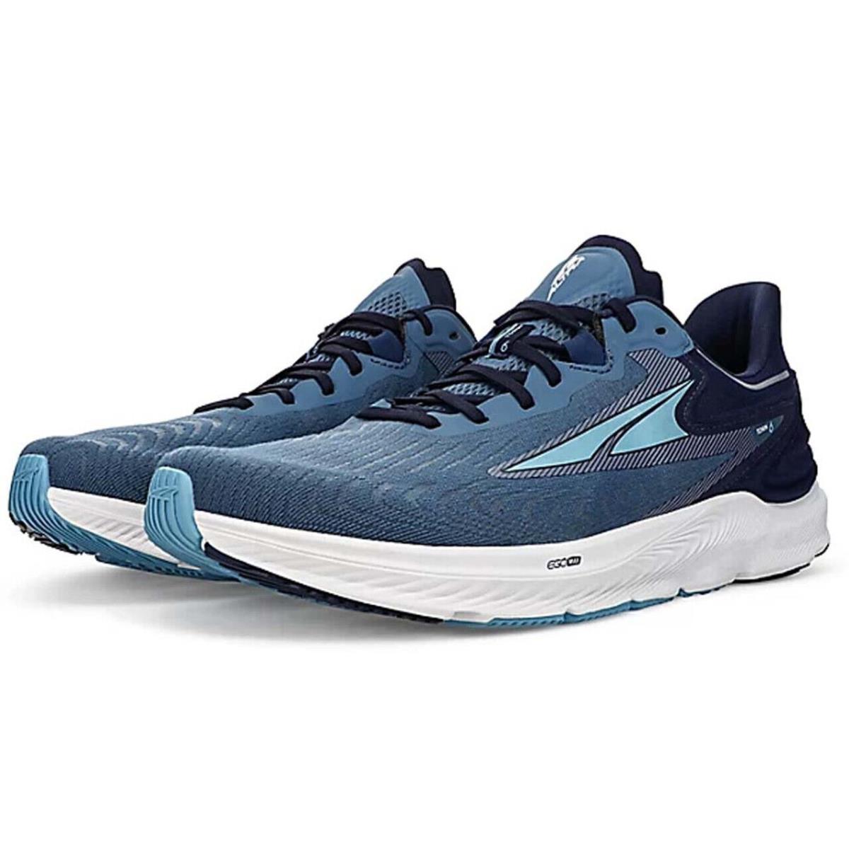 Altra Torin 6 Running Shoes Men`s Size 12 D Mineral Blue AL0A7R6T419-120 - Mineral Blue , Mineral Blue Manufacturer