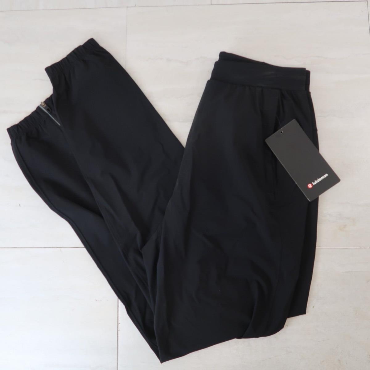 Lululemon Surge Jogger Size Small Tall Solid Black Tapered Fit