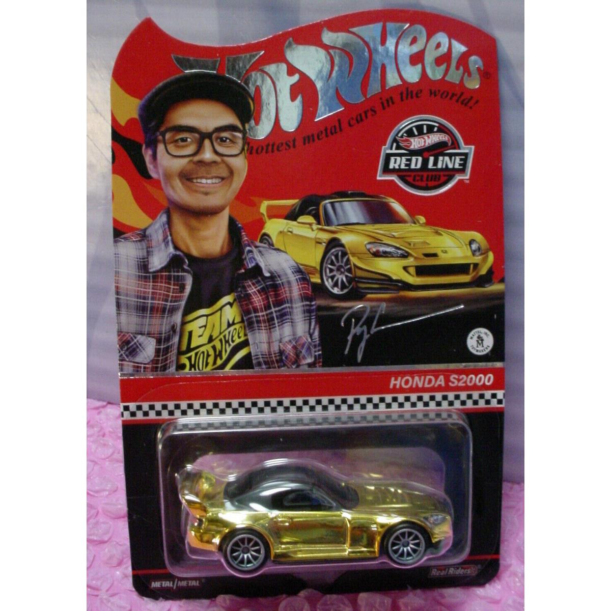 2022 Rlc Exclusive Hot Wheels Ryu Asada Honda S2000 Yellow Hologram