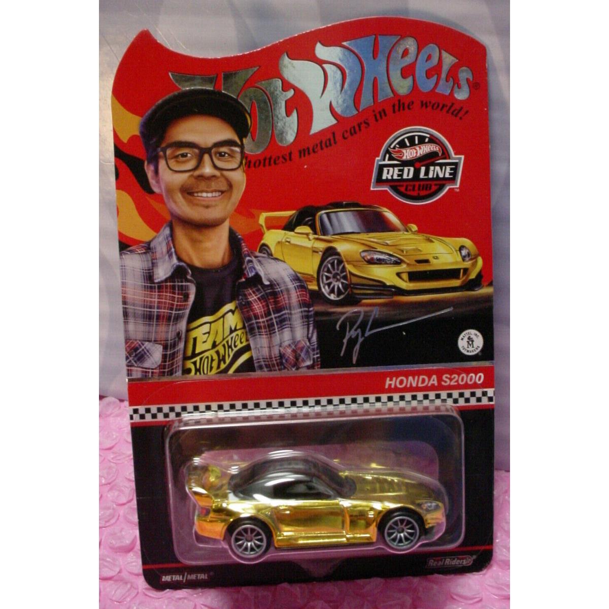 2022 Rlc Exclusive Hot Wheels Ryu Asada Honda S2000 Yellow Hologram #28914/30000