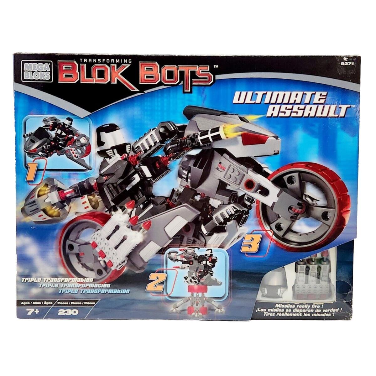 Mega Bloks Transforming Blok Bots: Ultimate Assault Building Set 2002 Ages 7+