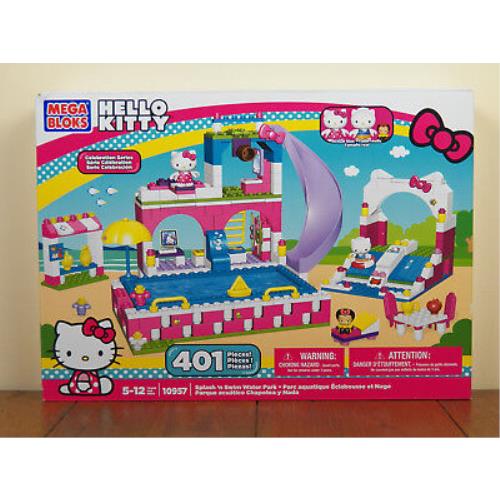 Hello Kitty Mega Bloks 401 Pc Splash Swim Water Park Playset 10957