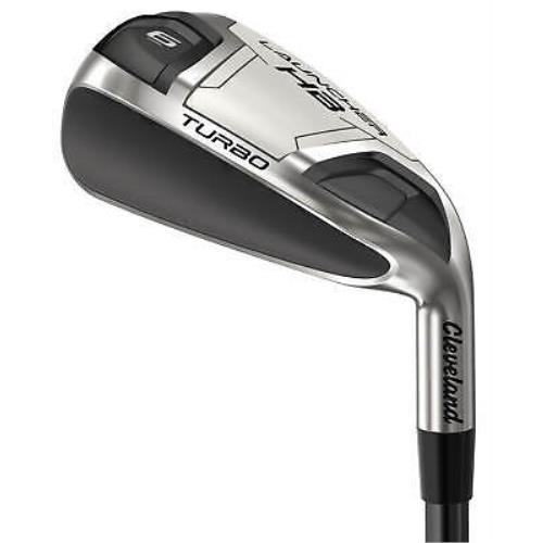 Cleveland Launcher HB Turbo Iron Set 4-PW Right Handed Stiff Flex Steel - Silver