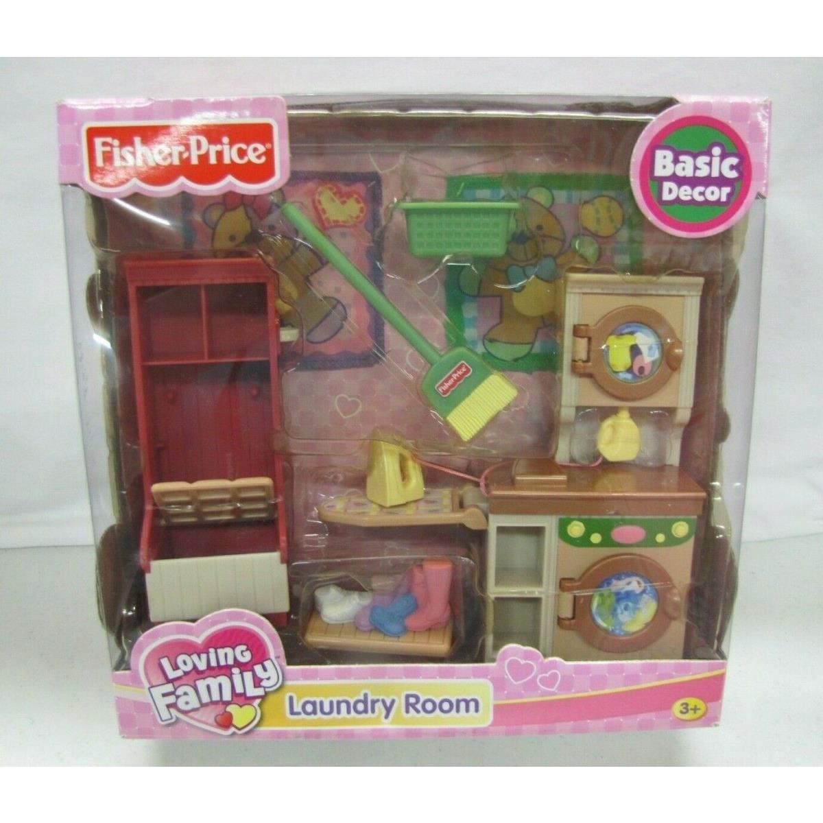 Fisher Price Loving Family Dollhouse Laundry Room 2 2006 Washer Dryer