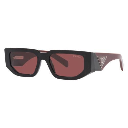 Prada Men`s PR-09ZS-11F08S Fashion 54mm Black Etruscan Marble Sunglasses