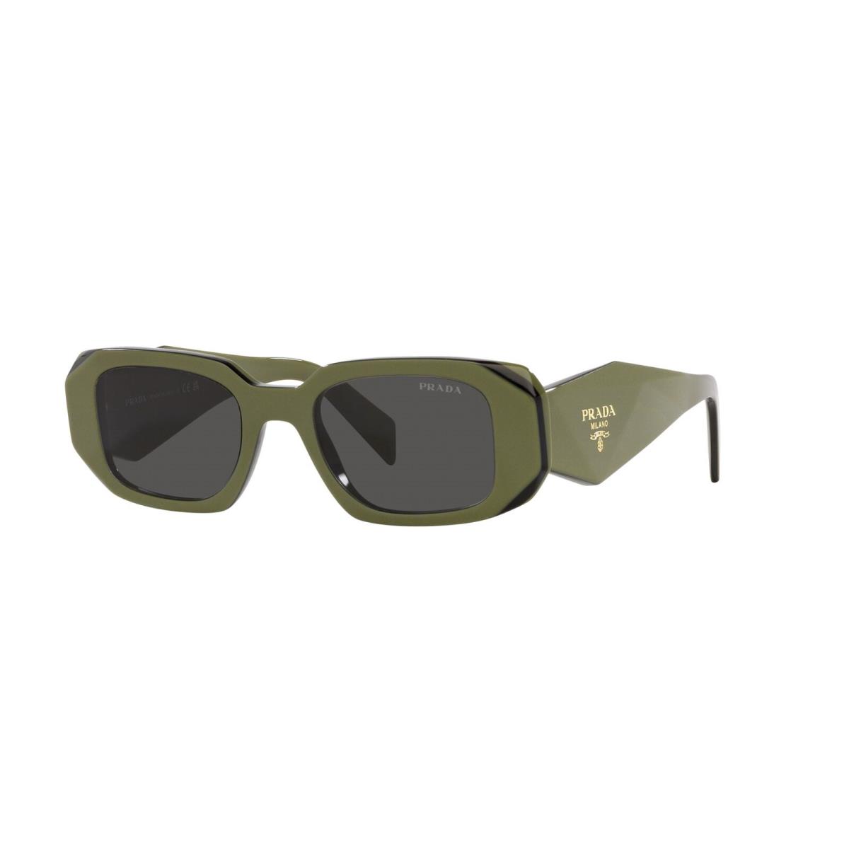 Prada Sunglasses PR17WS 13N5S0 49mm Sage Black / Dark Grey Lens