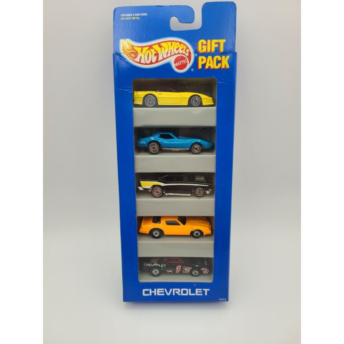 Hot Wheels Gift Pack Chevrolet 5 Pack Very Rare Version with Ultra Hot Wheels