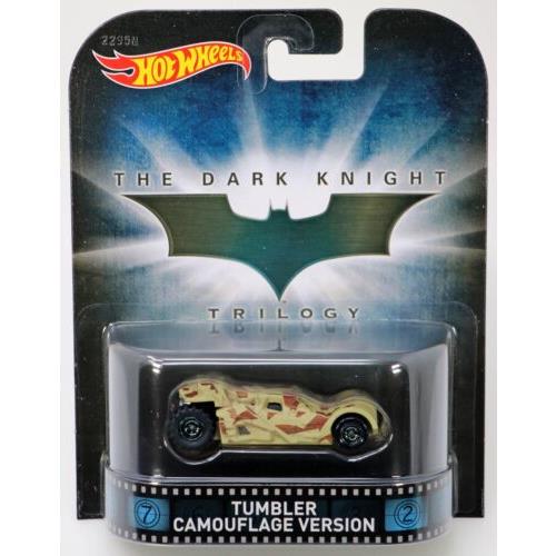 Hot Wheels Batman Tumbler Camouflage Version The Dark Knight Trilogy CFR16 1:64