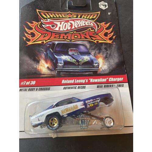 Hot Wheels Drag Strip Demons Roland Leong s Hawaiian Charger Rare 7 Of 30