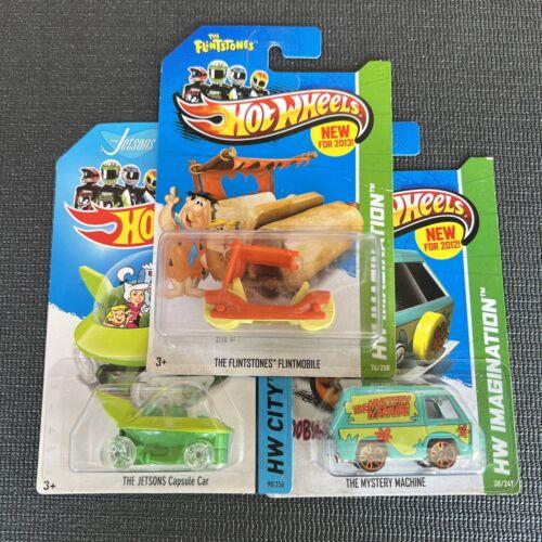 Hot Wheels HW Screen Time Scooby Doo Mystery Machine Flintstones Jetsons Capsule