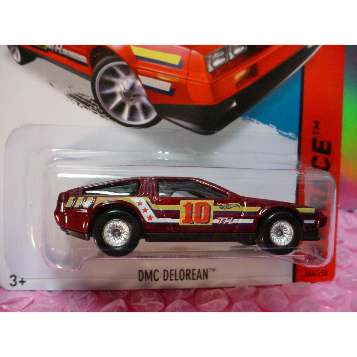 2015 Hot Wheels Super Treasure Hunt Dmc Delorean Red Realriders Factory Protecto