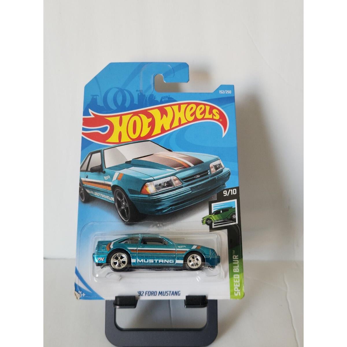Hot Wheels Super Treasure Hunt `92 Ford Mustang Speed Blur 9/10 V19