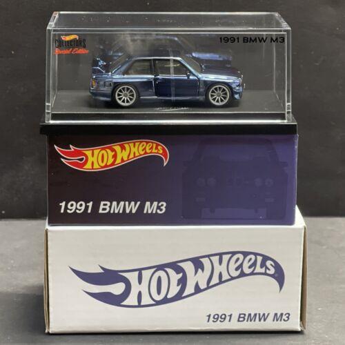 Hot Wheels Rlc 1991 Bmw M3 Steel Blue Real Rider Diecast Metal 2022