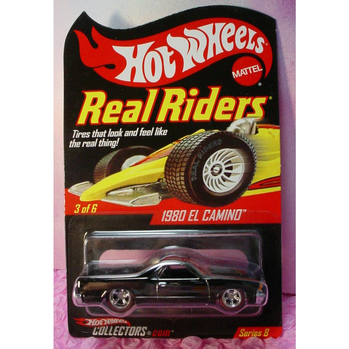 2009 Rlc Hot Wheels Real Riders 1980 EL Camino Black Series 8 06181/07500