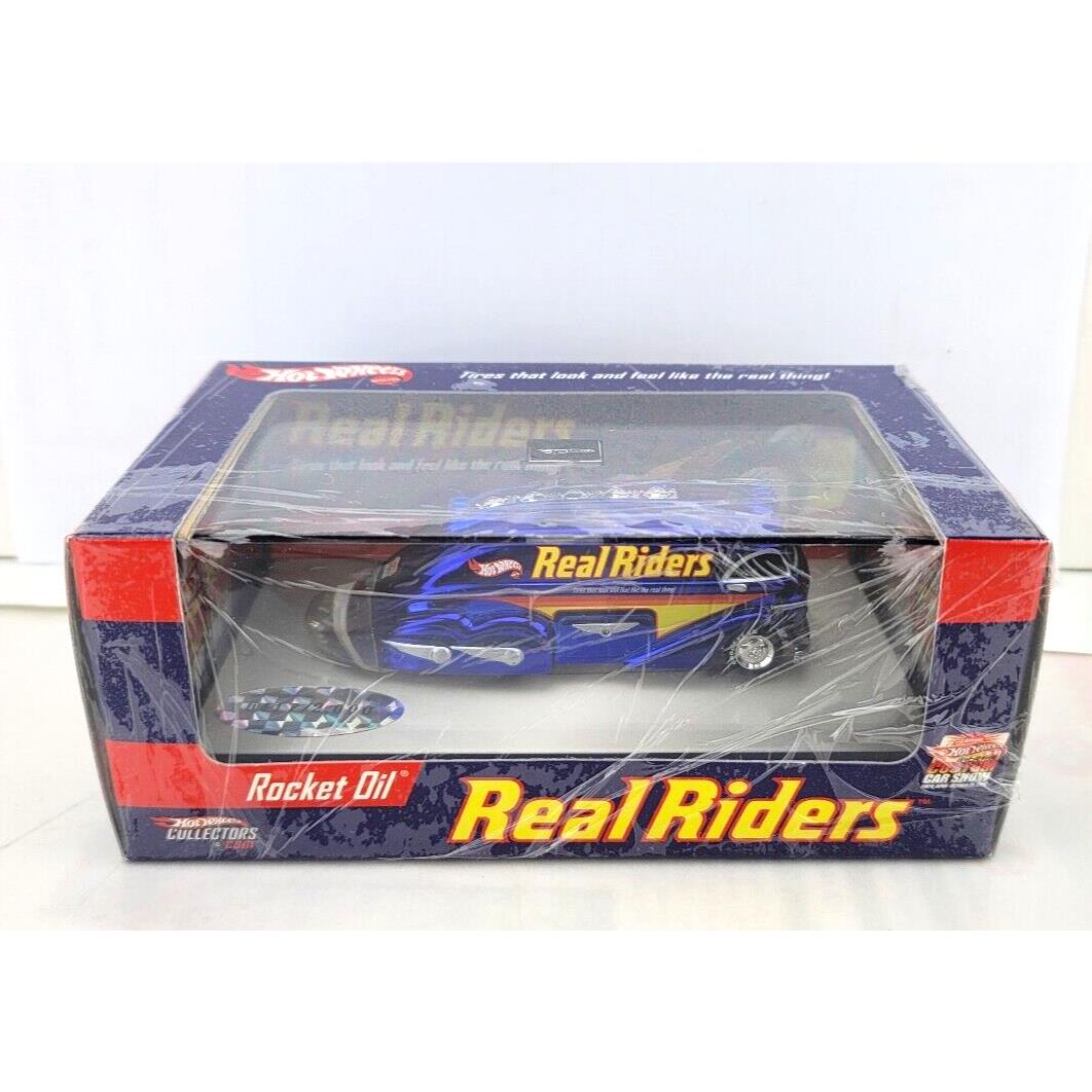 Hot Wheels Rocket Oil Real Riders Custom Car Show Japan with Case 0117/2000