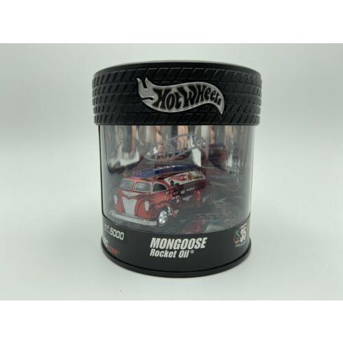 Hot Wheels Sample Oil Can Mongoose Rocket Oil 35th Anniversary