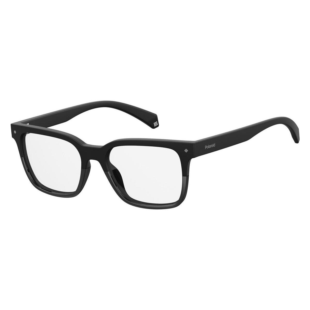 Polaroid D 343 Eyeglasses RX Men 0807 Black Square 52mm