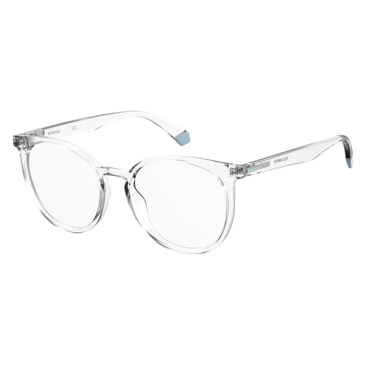 Polaroid D 379 Eyeglasses RX Women 0900 Crystal Oval 53mm