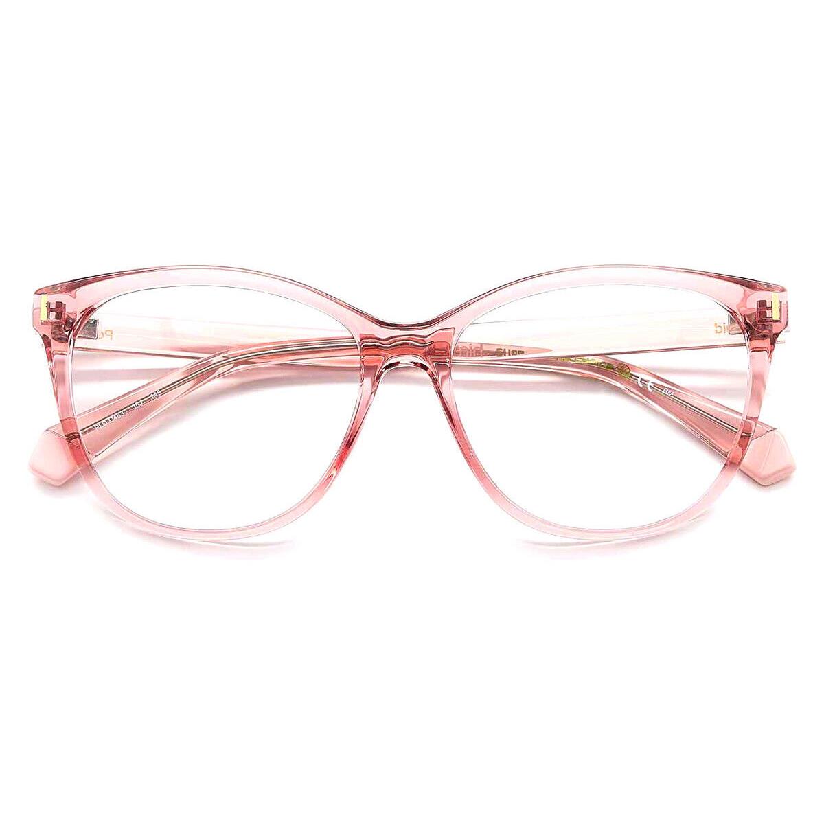 Polaroid Pld D463 Eyeglasses Women Pink Cat Eye 56mm