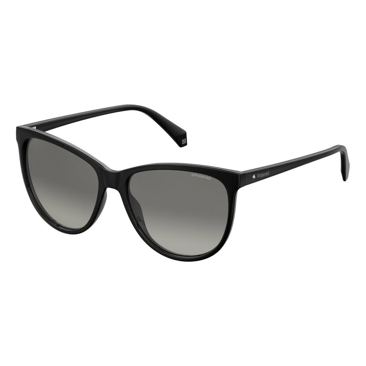 Polaroid 4066/S Sunglasses Women 0807 Black Square 57mm