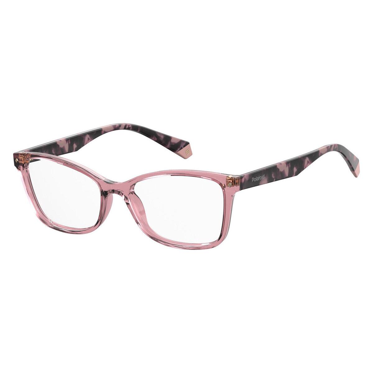 Polaroid D 320 Eyeglasses RX Women 035J Pink Cat Eye 53mm