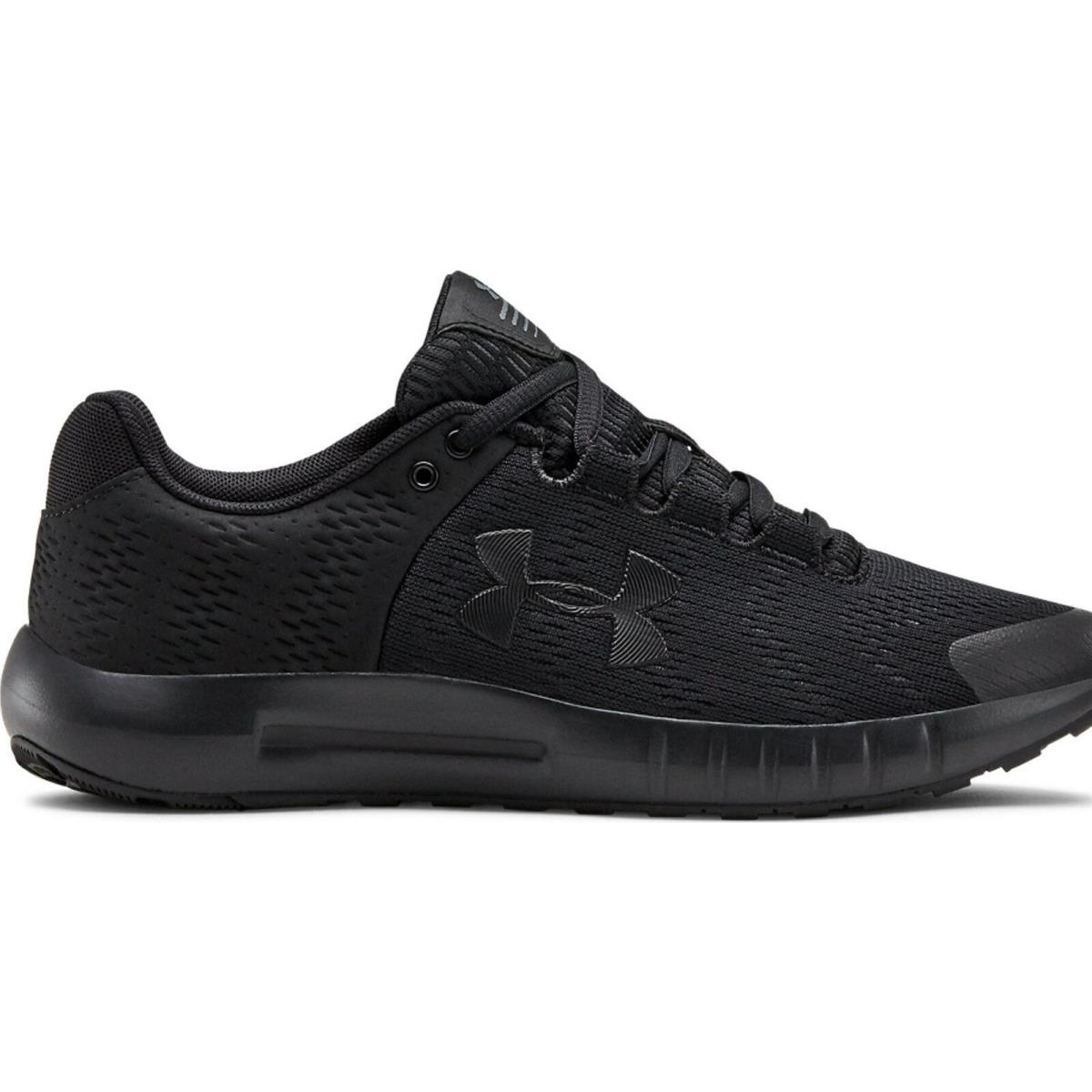 Under Armour Micro G Pursuit SE BP Womens Running Shoes Black Monochrome