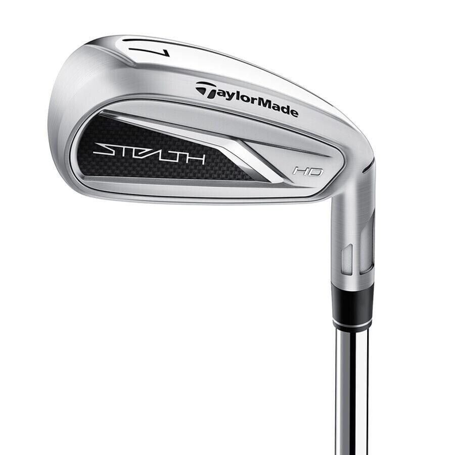 Taylormade Golf Mens Stealth HD Iron Set 5-PW AW Steel Shaft - 2023 - Teal