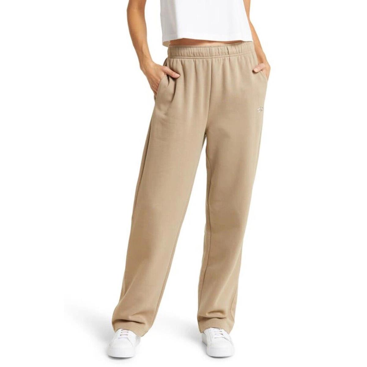 Alo Accolade Sweatpants High Waist Straight Leg French Terry Joggers Brown