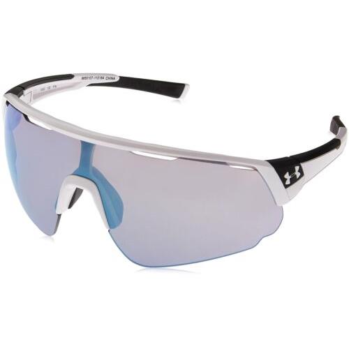 8650107-110164 Mens Under Armour Changeup Sunglasses - Frame: White, Lens: Gray