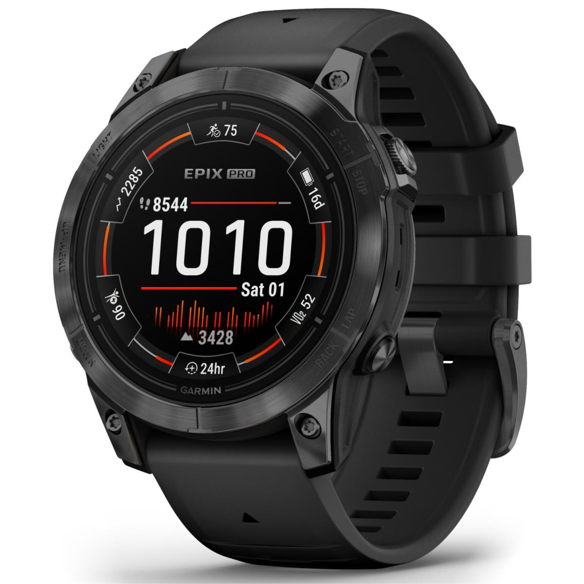 Garmin Epix Pro Gen 2 47mm High Performance Gps Amoled Smartwatch Black - Black