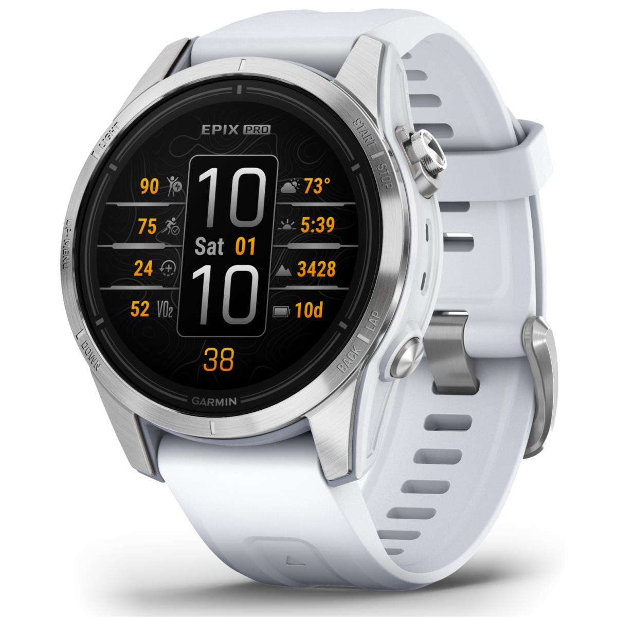 Garmin Epix Pro Gen 2 42mm High Performance Gps Amoled Smartwatch White - White