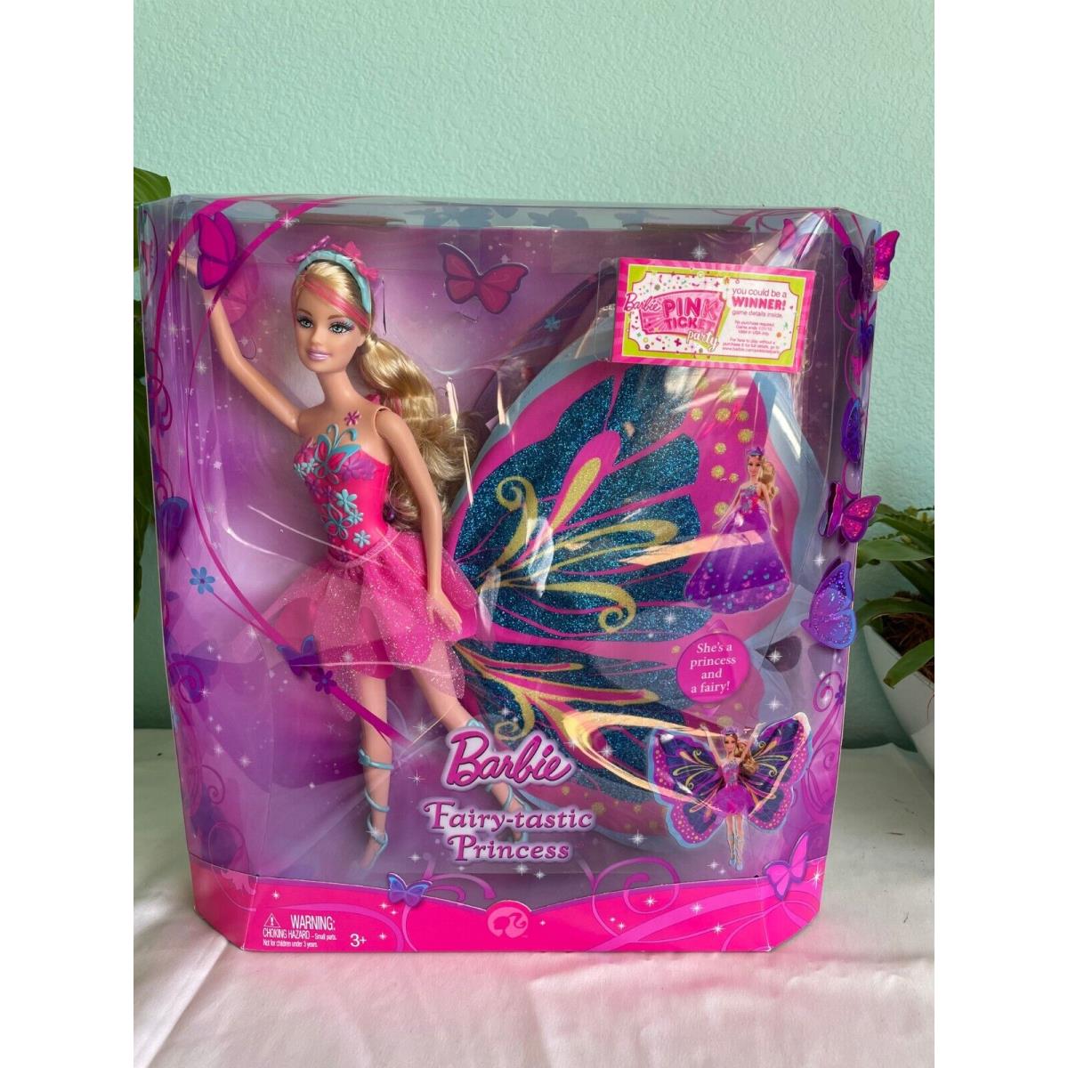 Barbie Fairy-tastic Princess Blonde or Purple Hair You Pick Misb