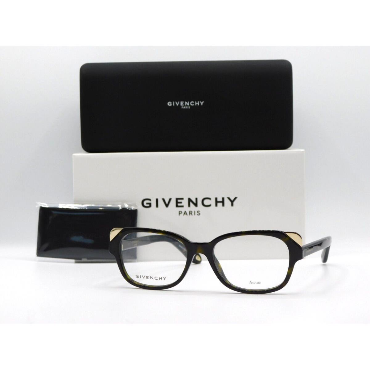 Givenchy GV 0063 086 Dar Havana Unisex Square Eyeglasses Frame 51-17-145