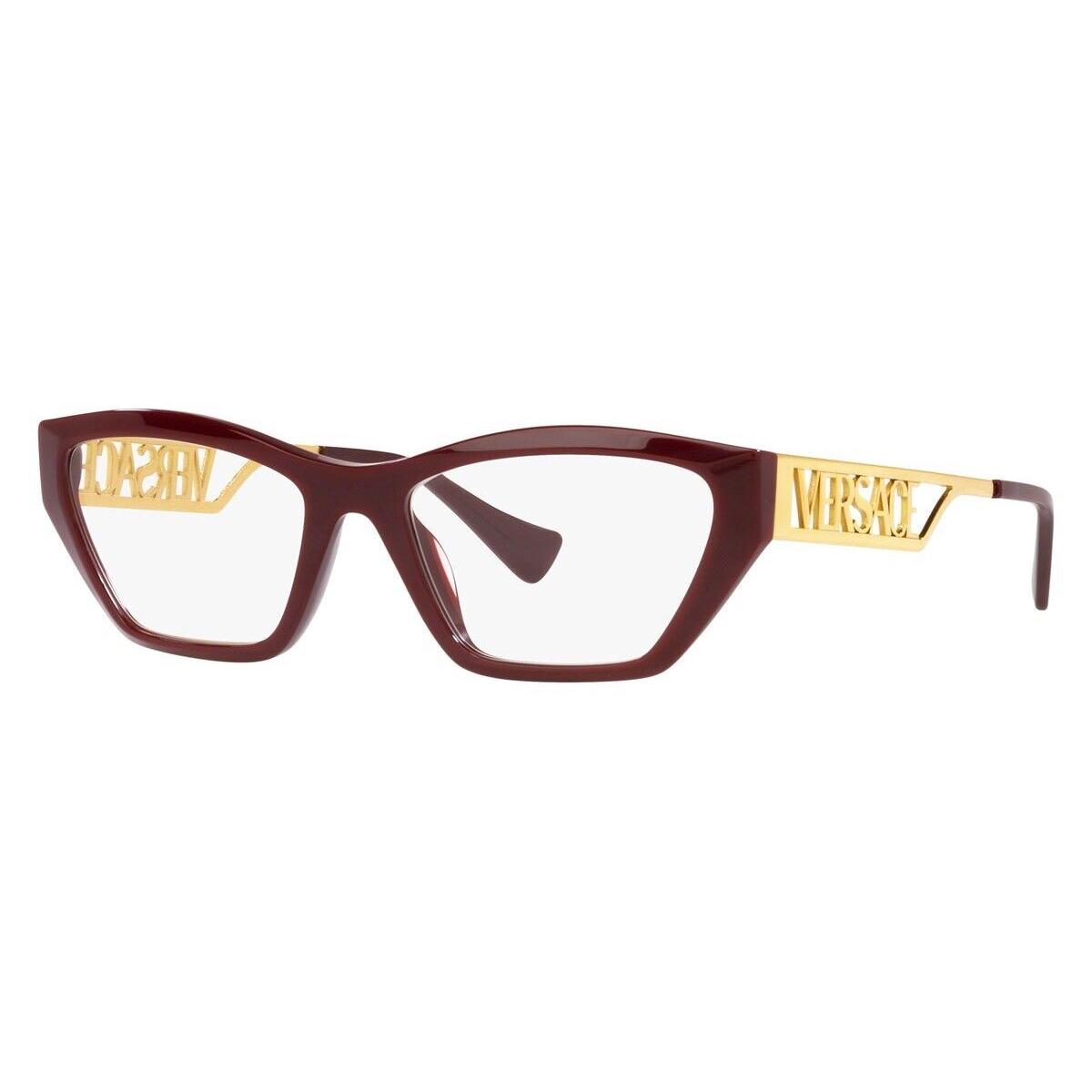 Versace VE3327U 5381 53 Bordeaux Eyeglasses 53mm