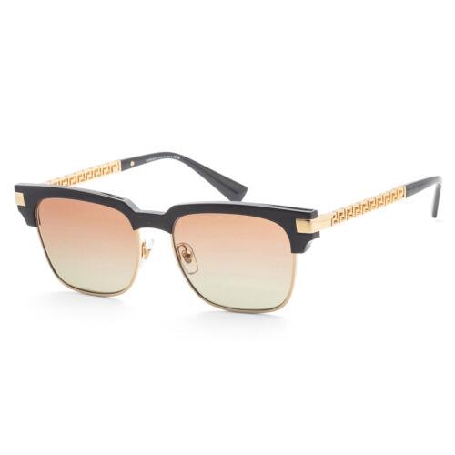 Versace Men`s VE4447-GB1-E8-55 Fashion 55mm Black Sunglasses