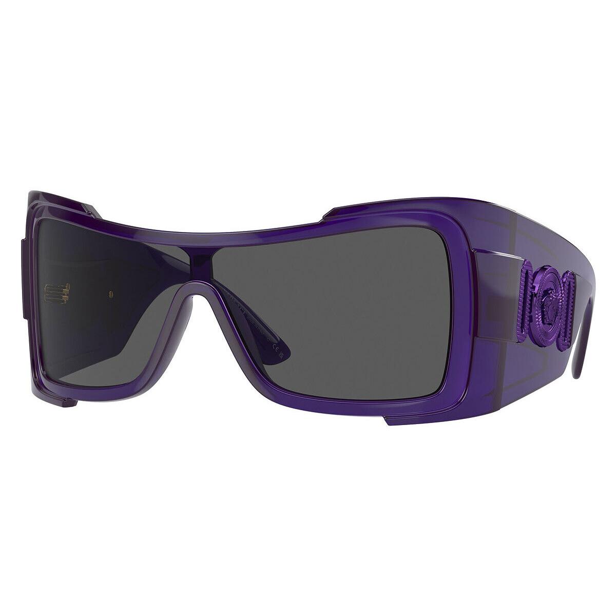 Versace Women`s Fashion VE4451-541987-27 127mm Transparent Purple Sunglasses