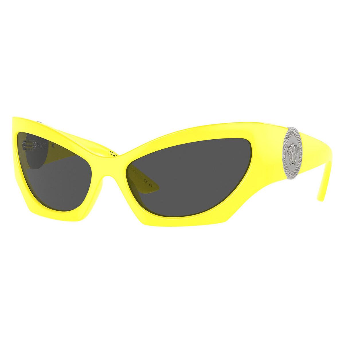 Versace Women`s Fashion VE4450-541887-60 60mm Yellow Sunglasses