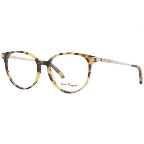 Salvatore Ferragamo SF2862 215 Eyeglasses Women`s Tokyo Tortoise Full Rim 55mm