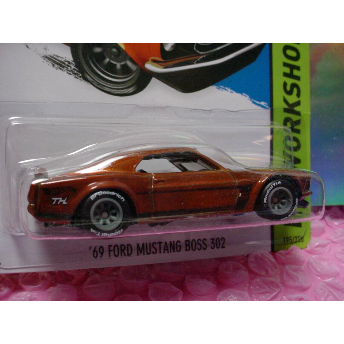 Htf 2015 Hot Wheels Super Treasure Hunt `69 Ford Mustang Boss 302 Brown