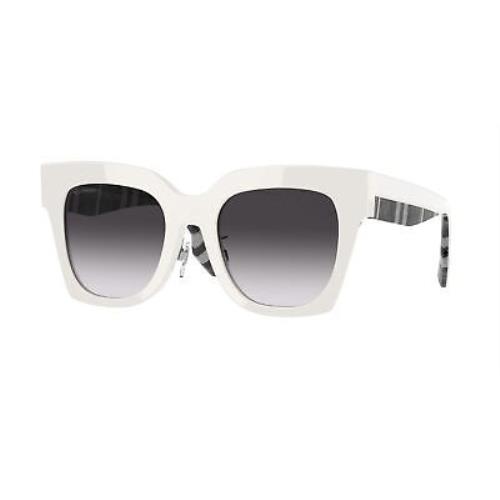 Burberry Sunglasses BE4364F 39958G 51mm White / Dark Grey Lens